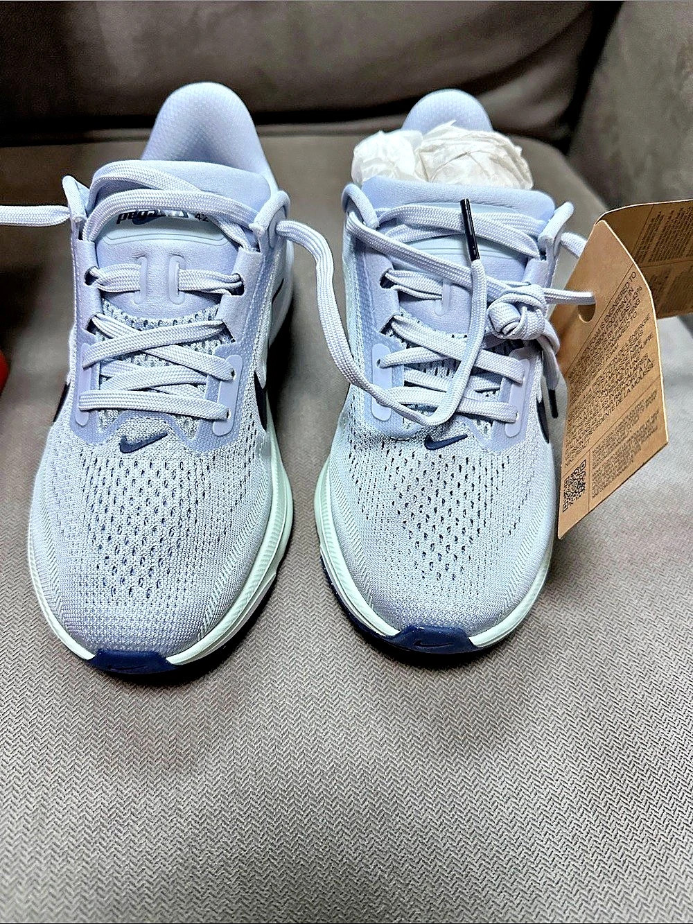 Nike Air Zoom Pegasus 42 Athletic Shoes Blue & White US 2.5Y NWT